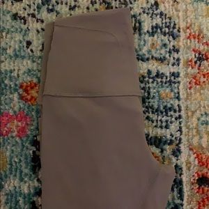 light brown/ purple tone lulu align 24 inseam